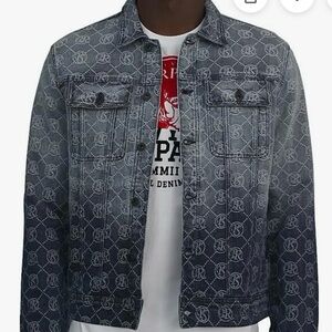 PRPS Men's M Logo Denim Jacket High Fashion NWT